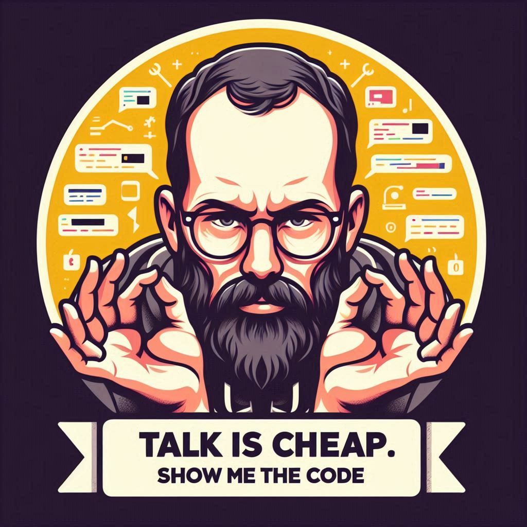 Best chess quotes: Talk is cheap, show me the code - Linus Torvalds 