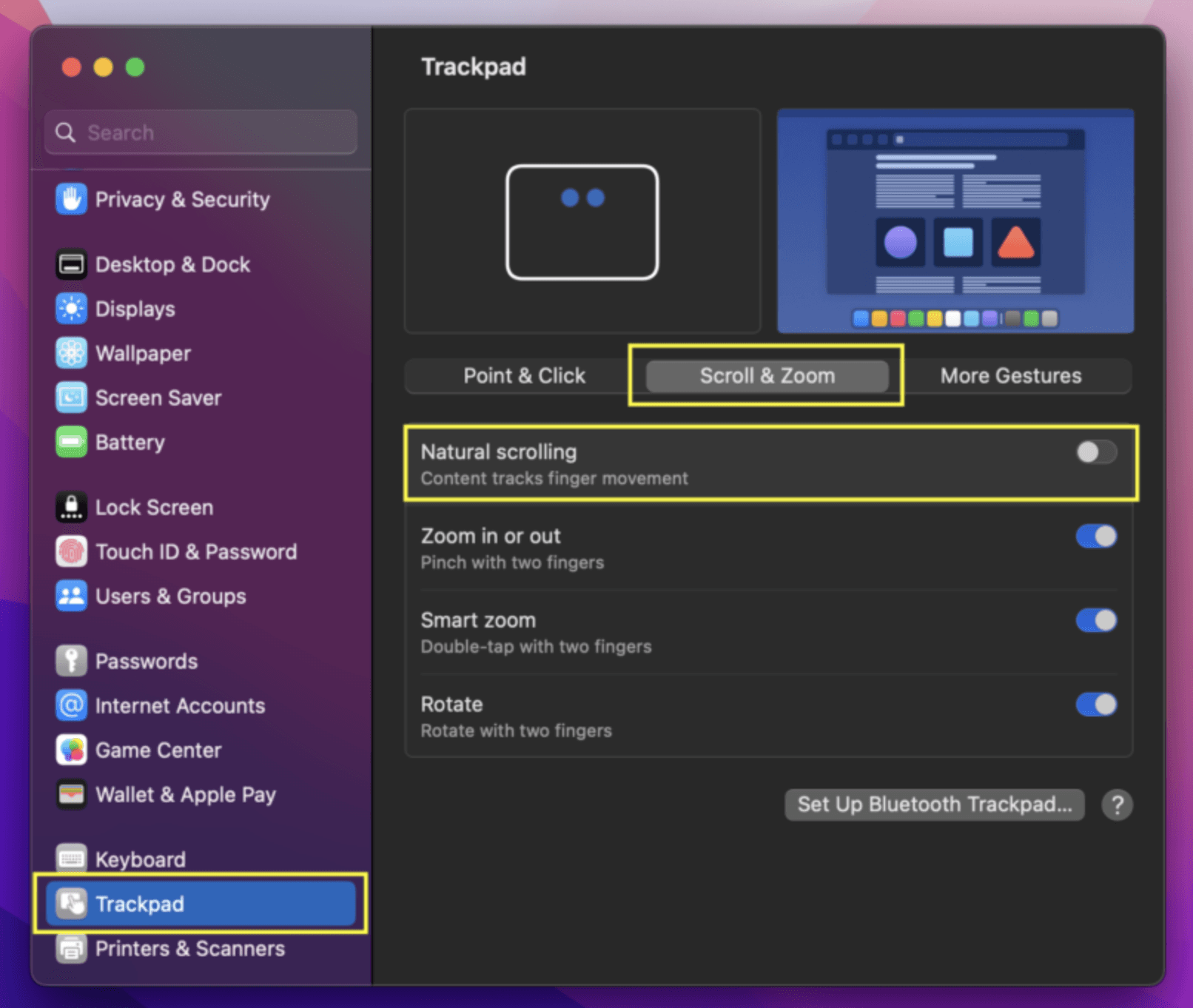 Reverse Scroll Direction On Mac